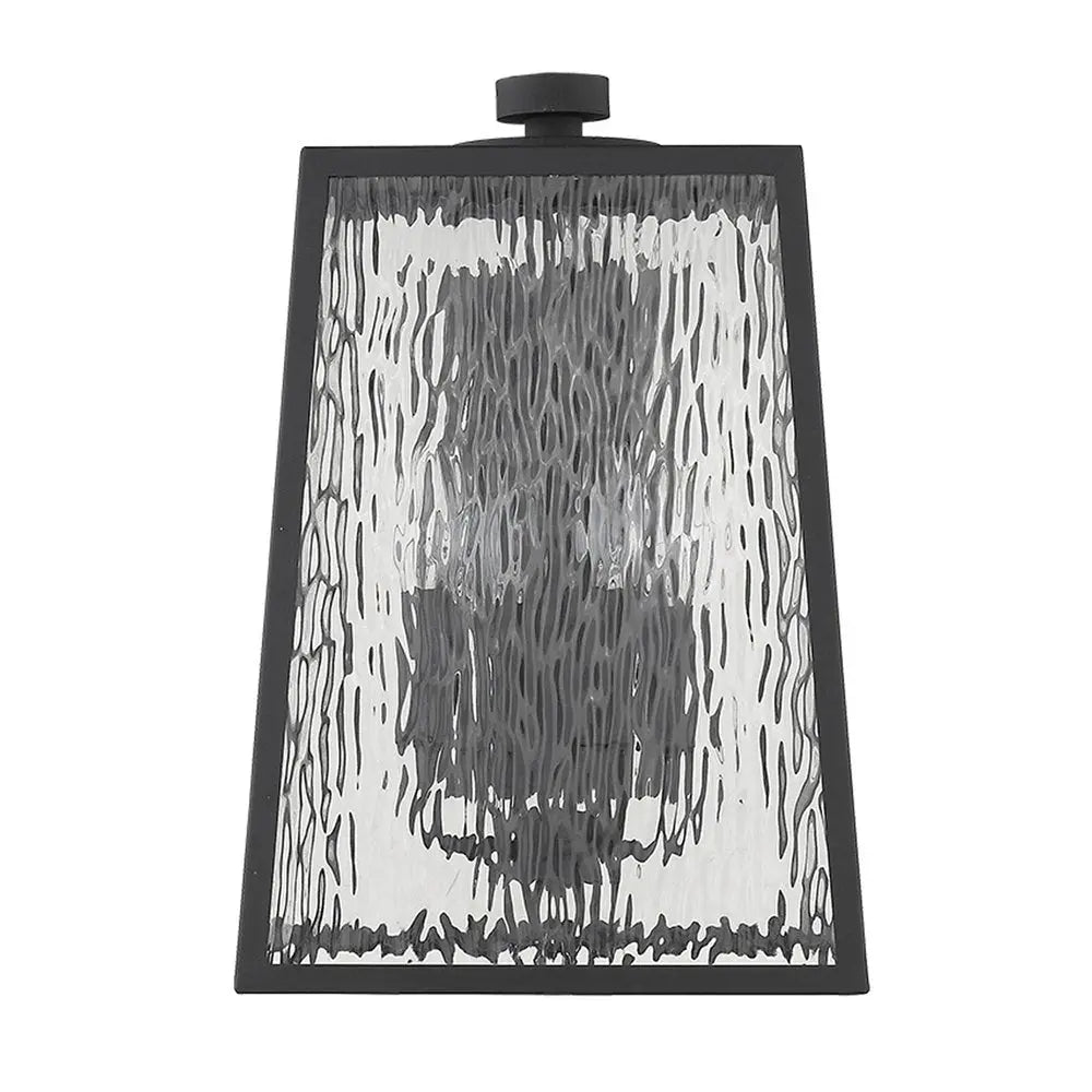 Hirche 4-Light Matte Black Wall Light HomeRoots