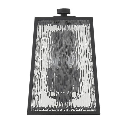 Hirche 4-Light Matte Black Wall Light HomeRoots