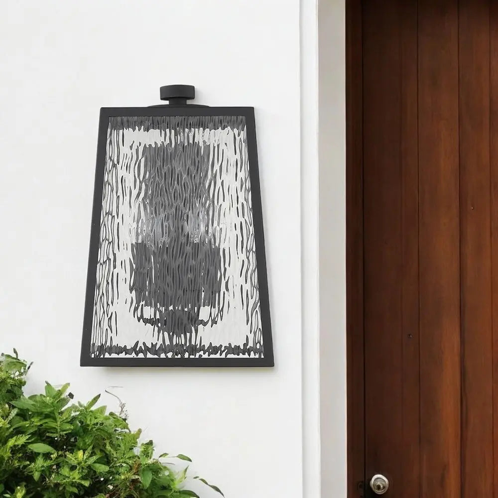 Hirche 4-Light Matte Black Wall Light HomeRoots