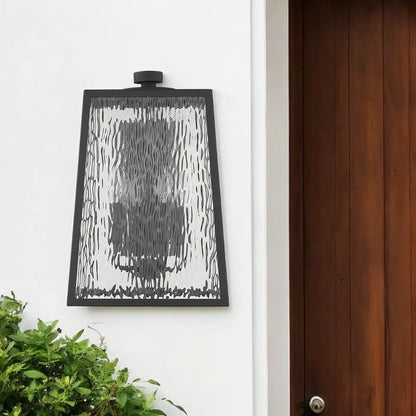 Hirche 4-Light Matte Black Wall Light HomeRoots