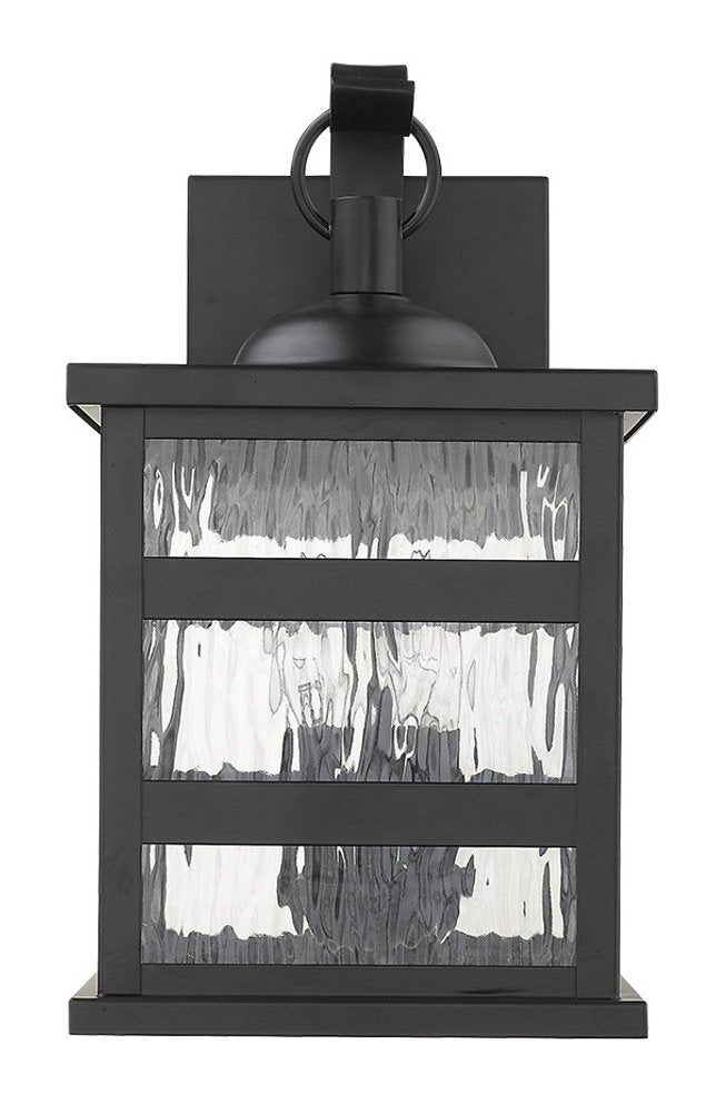 Black And Clear Three Light Transparent Dimmable Outdoor Hanging Lights With Black Shades HomeRoots