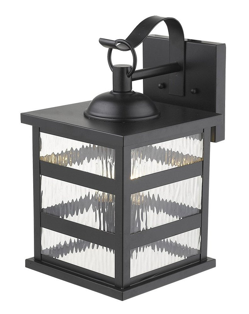 Black And Clear Three Light Transparent Dimmable Outdoor Hanging Lights With Black Shades HomeRoots