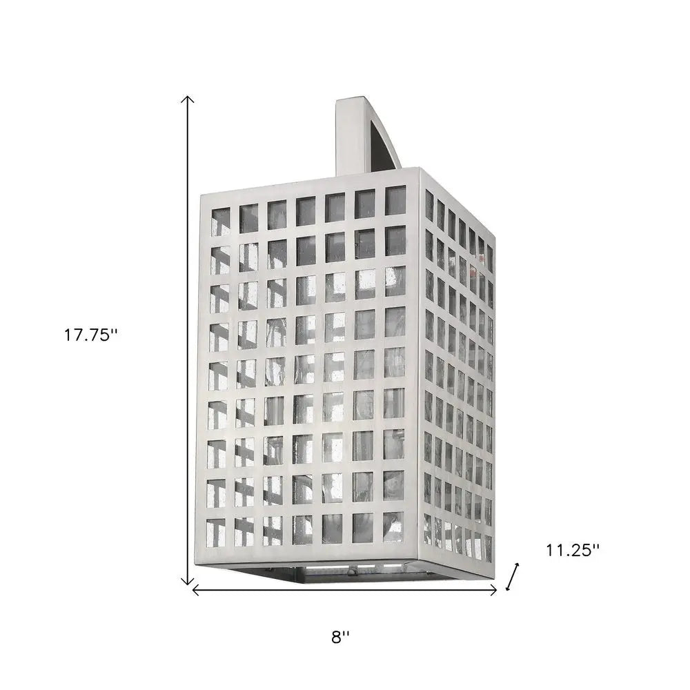 Letzel 3-Light Satin Nickel Wall Light HomeRoots