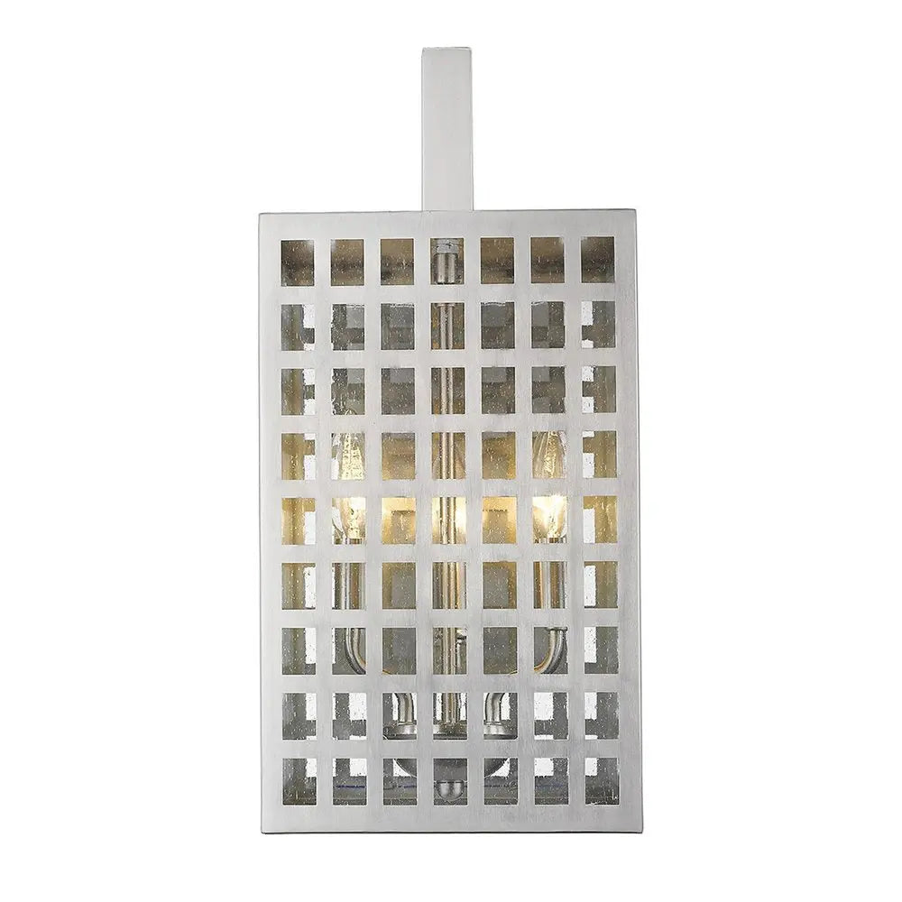 Letzel 3-Light Satin Nickel Wall Light HomeRoots