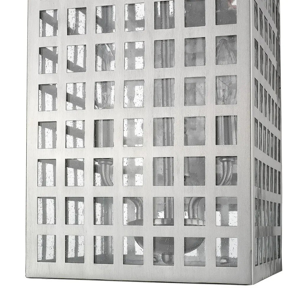 Letzel 3-Light Satin Nickel Wall Light HomeRoots