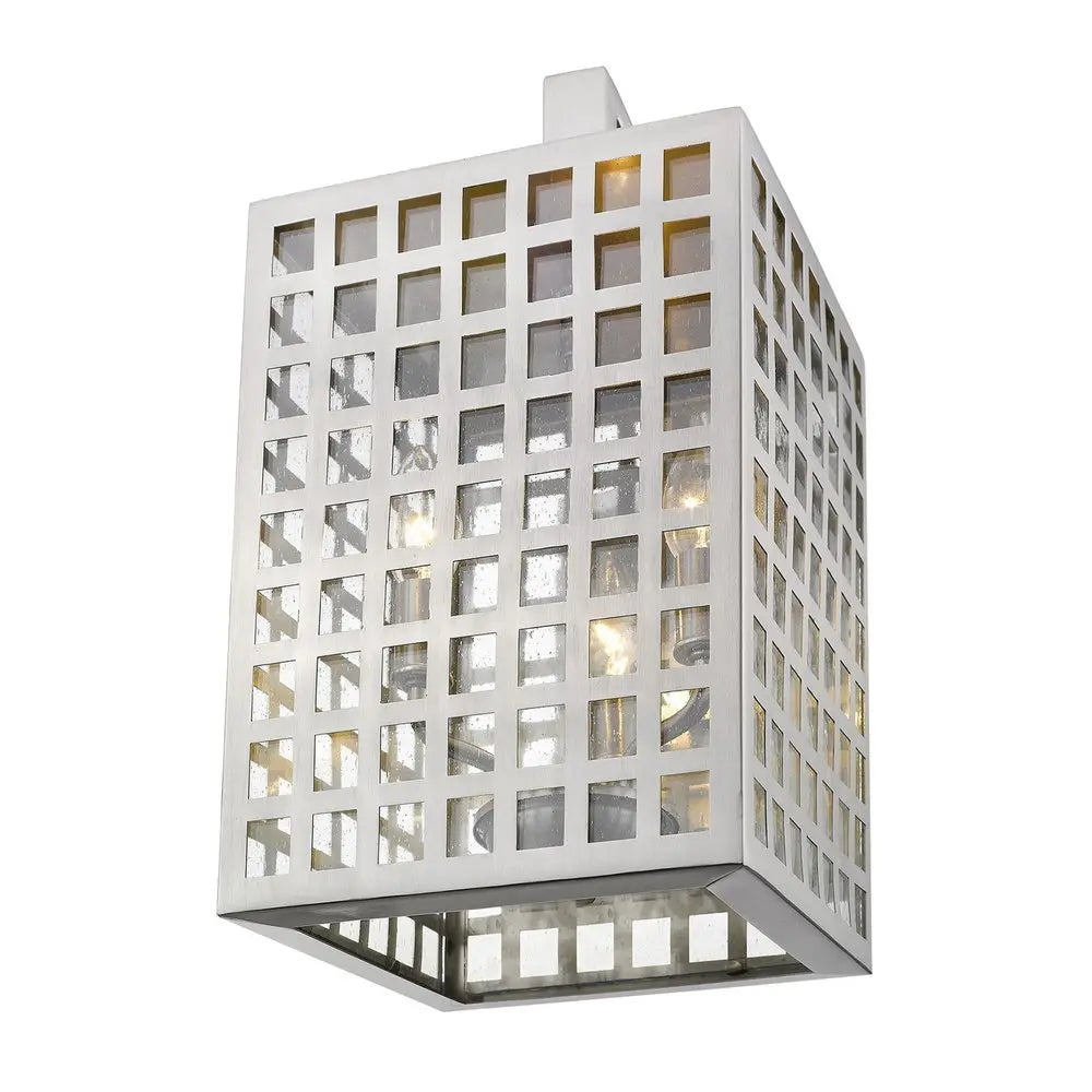 Letzel 3-Light Satin Nickel Wall Light HomeRoots