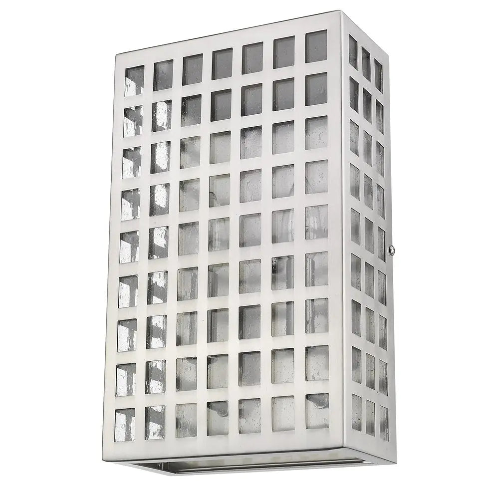 Letzel 2-Light Satin Nickel ADA Wall Sconce HomeRoots