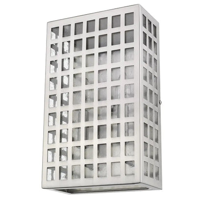 Letzel 2-Light Satin Nickel ADA Wall Sconce HomeRoots