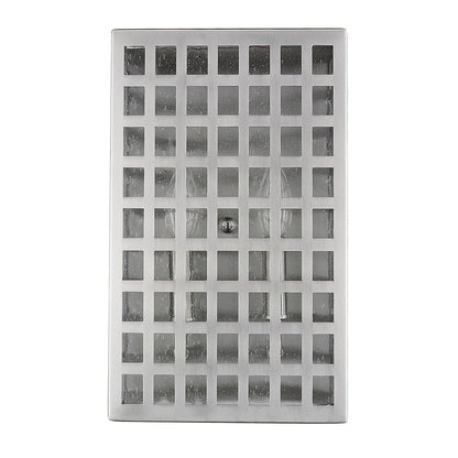 White And Clear Two Light Seeded Dimmable Outdoor Hanging Lights With Nickel Shades HomeRoots