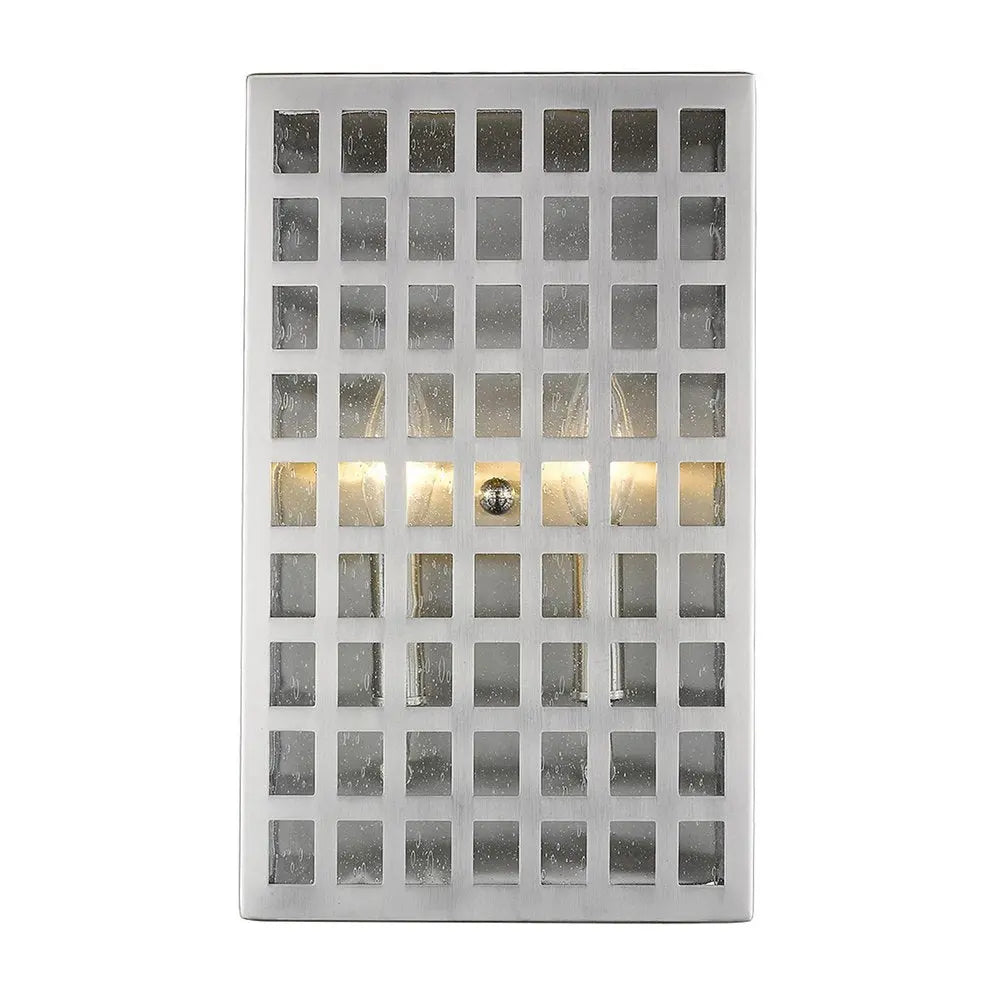 Letzel 2-Light Satin Nickel ADA Wall Sconce HomeRoots