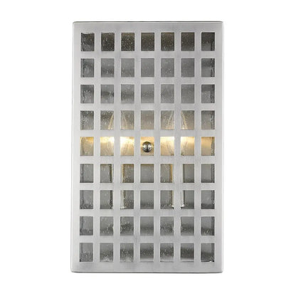Letzel 2-Light Satin Nickel ADA Wall Sconce HomeRoots