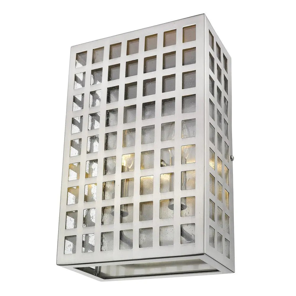 Letzel 2-Light Satin Nickel ADA Wall Sconce HomeRoots