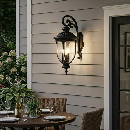 Laurens 3-Light Matte Black Wall Light HomeRoots