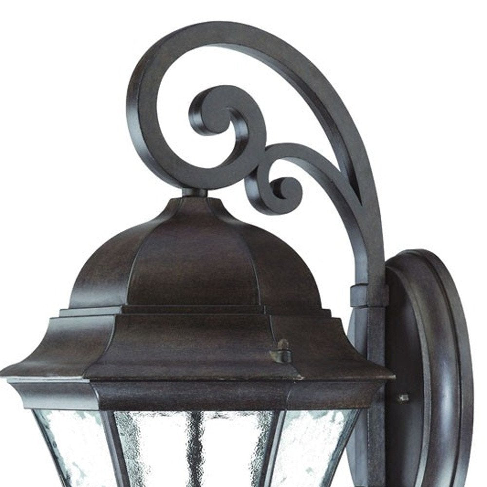 Waverly 3-Light Black Coral Wall Light HomeRoots