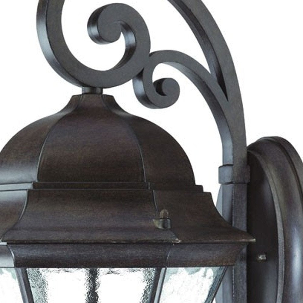 Waverly 3-Light Black Coral Wall Light — view 5