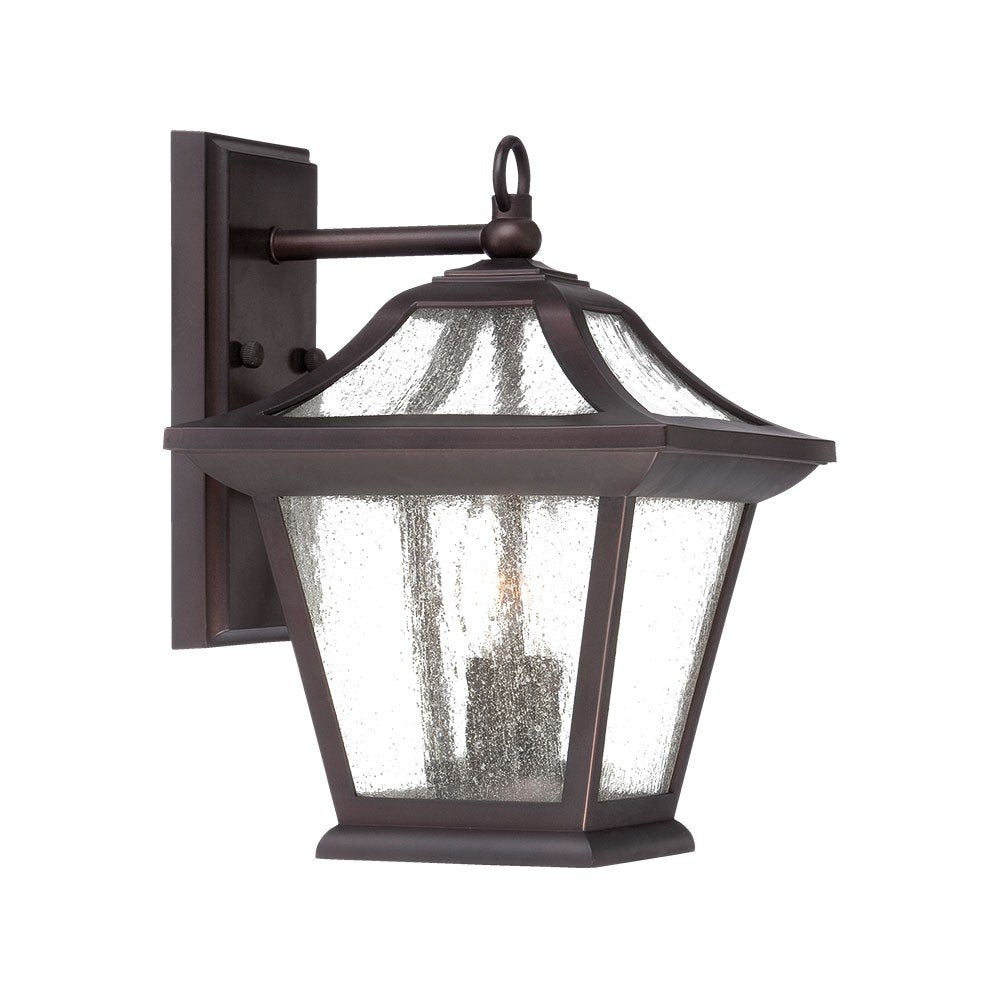 XL Antique Bronze Birdhouse Shape Outdoor Wall Light HomeRoots