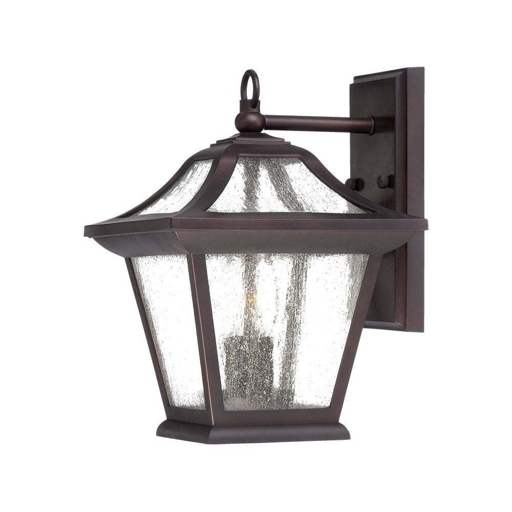 XL Antique Bronze Birdhouse Shape Outdoor Wall Light HomeRoots