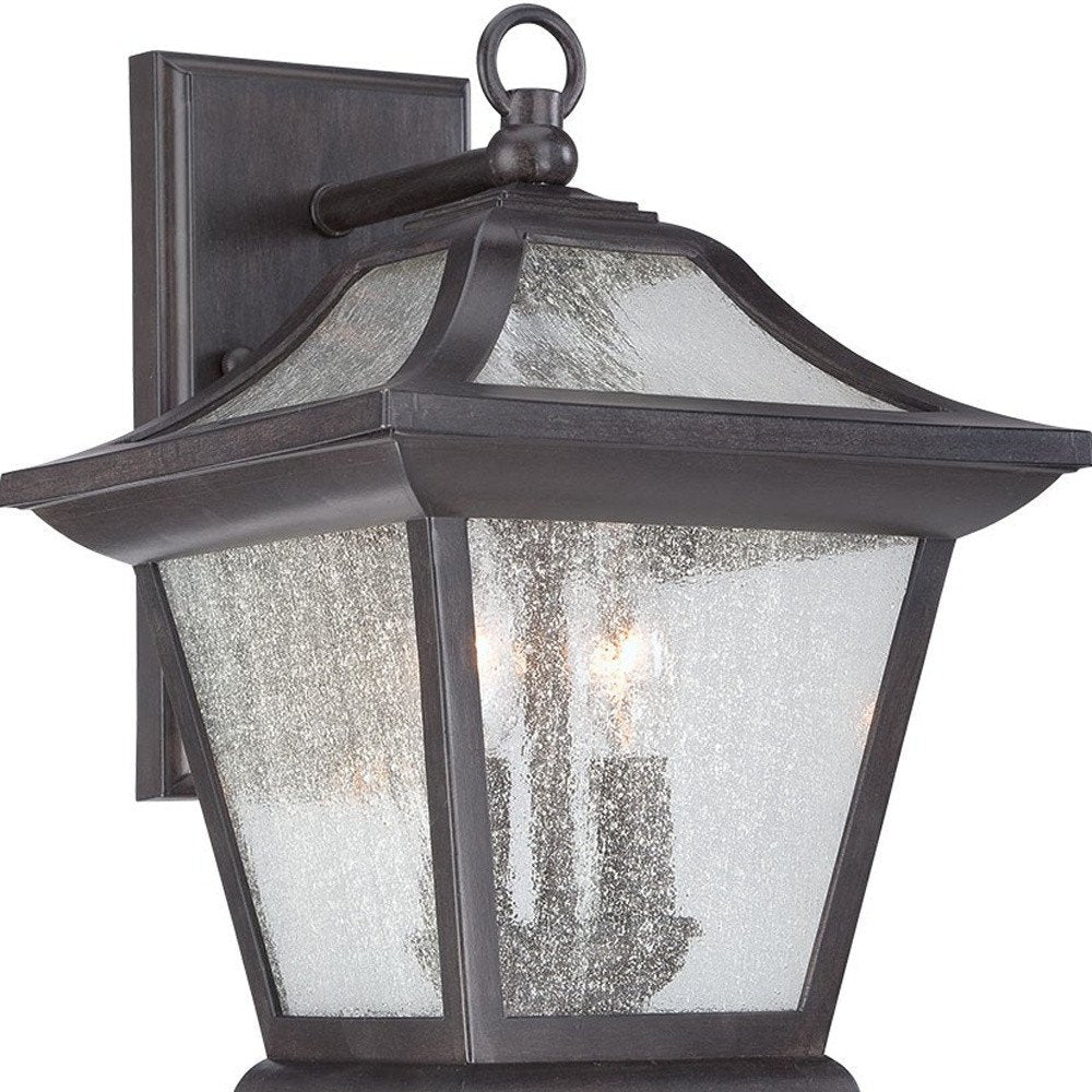 XL Matte Black Birdhouse Shape Outdoor Wall Light HomeRoots