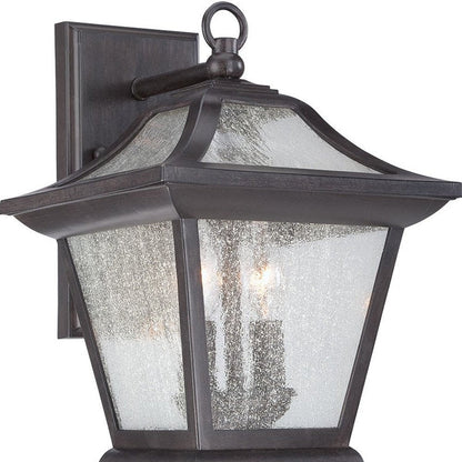 XL Matte Black Birdhouse Shape Outdoor Wall Light HomeRoots