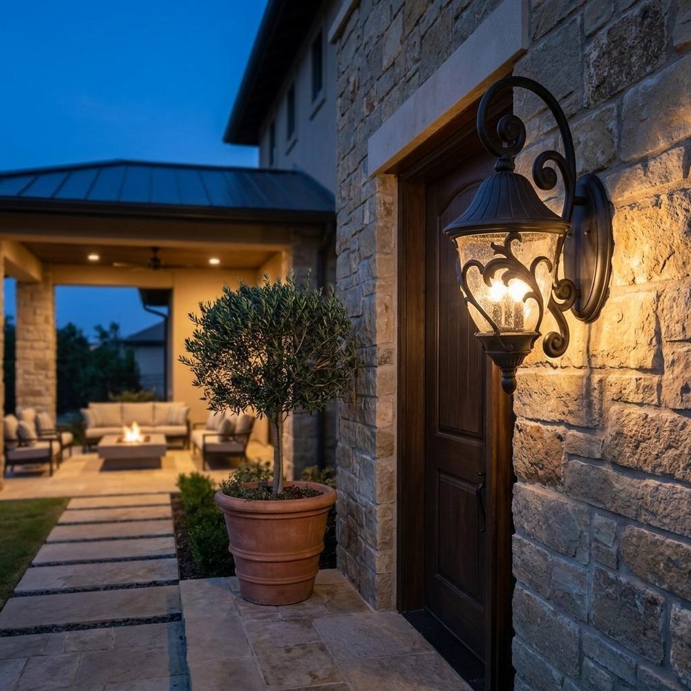 Black And Clear Three Light Frosted Dimmable Outdoor Hanging Lights With Black And Clear Shades HomeRoots