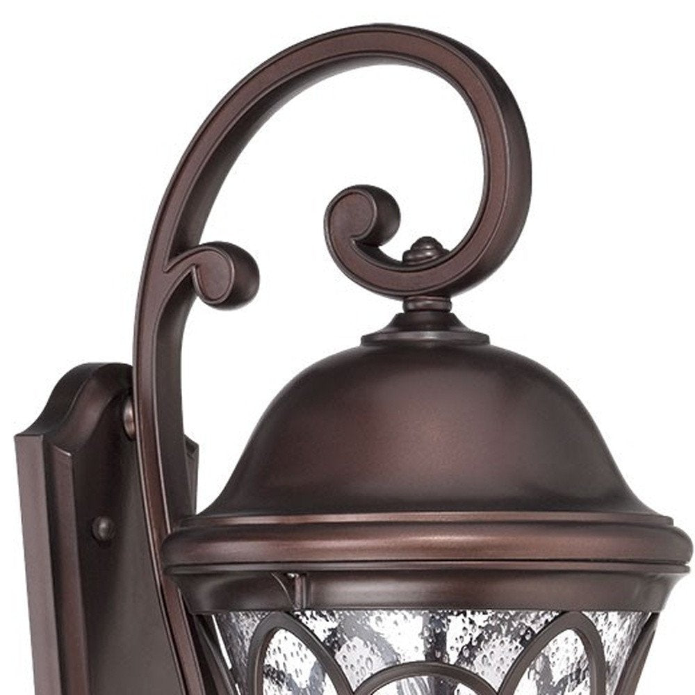 XL Bronze Tapered Goblet Wall Light HomeRoots