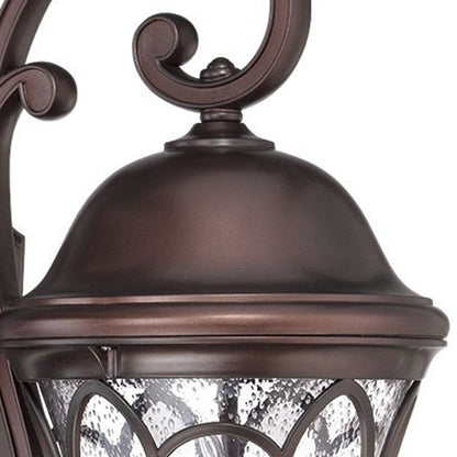 XL Bronze Tapered Goblet Wall Light HomeRoots