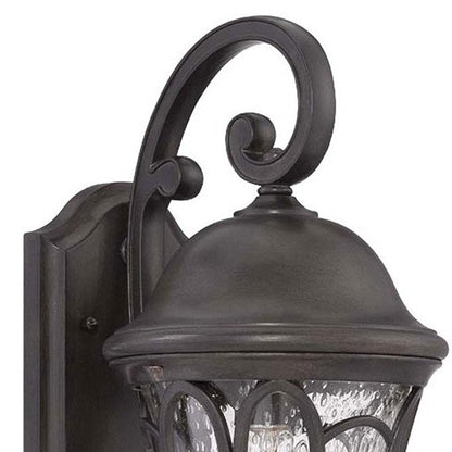 XL Matte Black Tapered Goblet Wall Light HomeRoots