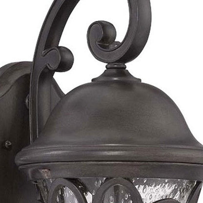 XL Matte Black Tapered Goblet Wall Light HomeRoots