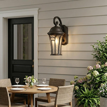 XL Matte Black Tapered Goblet Wall Light HomeRoots