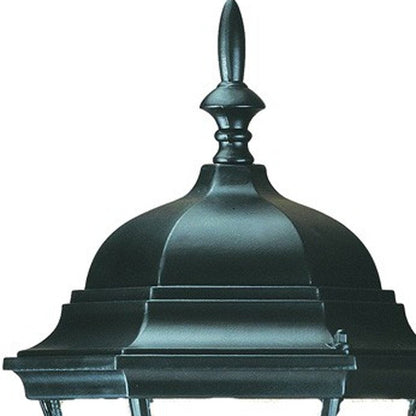 Matte Black Ornamental Carousel Lantern Wall Light HomeRoots