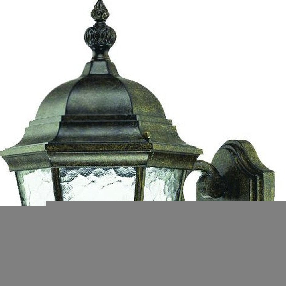 Two Light Antique Black Carousel Lantern Wall Light HomeRoots