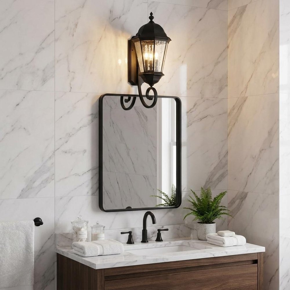 Black And Clear Three Light Hammered Dimmable Outdoor Hanging Lights With Black Shades HomeRoots