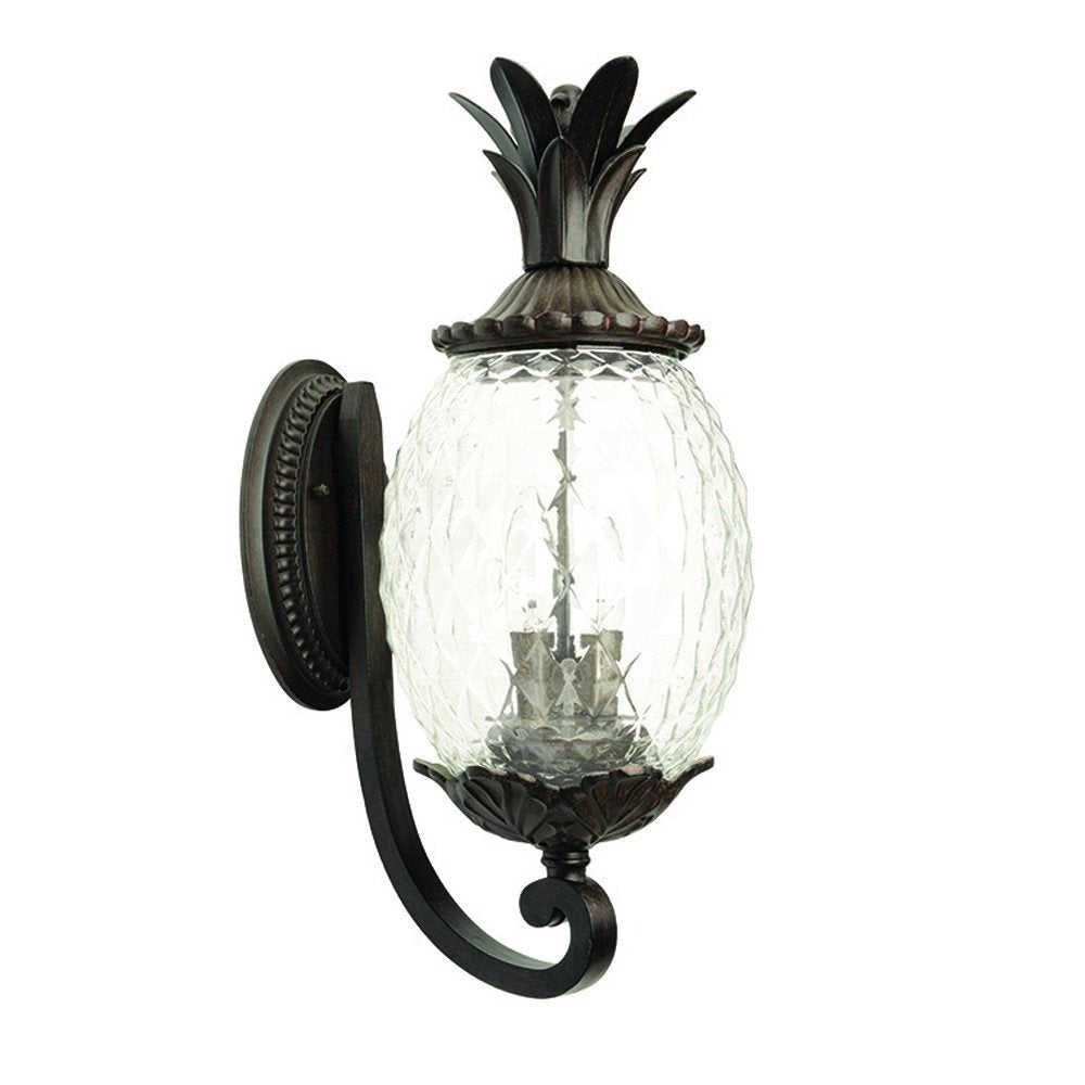 Antique Bronze Pineapple Wall Light — view 3