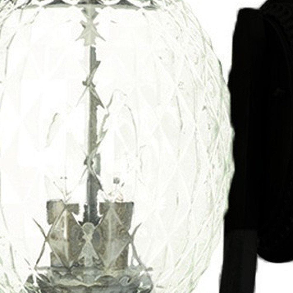 Matte Black Pineapple Wall Light HomeRoots