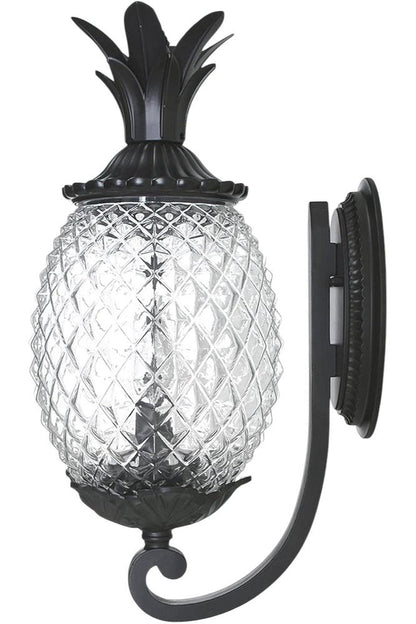 Matte Black Pineapple Wall Light HomeRoots