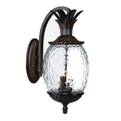 Antique Bronze Hanging Pineapple Wall Light HomeRoots