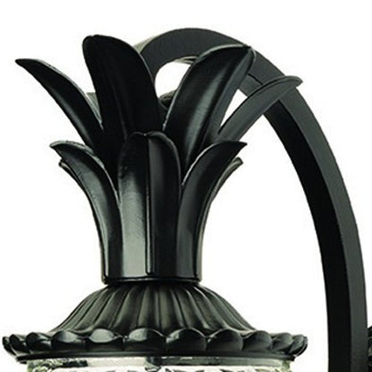 Matte Black Hanging Pineapple Wall Light HomeRoots