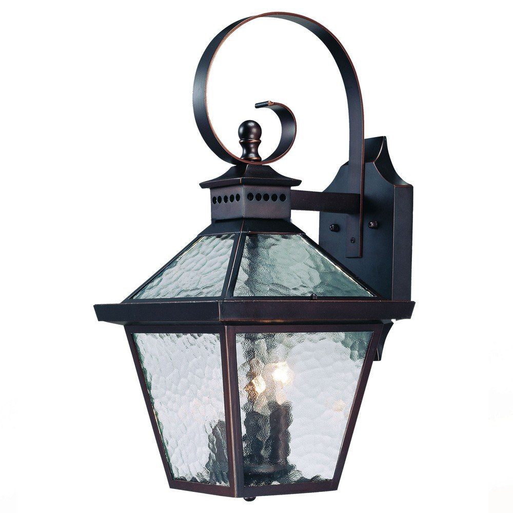 Bay Street 3-Light Architectural Bronze Wall Light HomeRoots