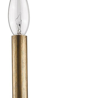 Light Gold Wall Sconce with Crystal Accent HomeRoots