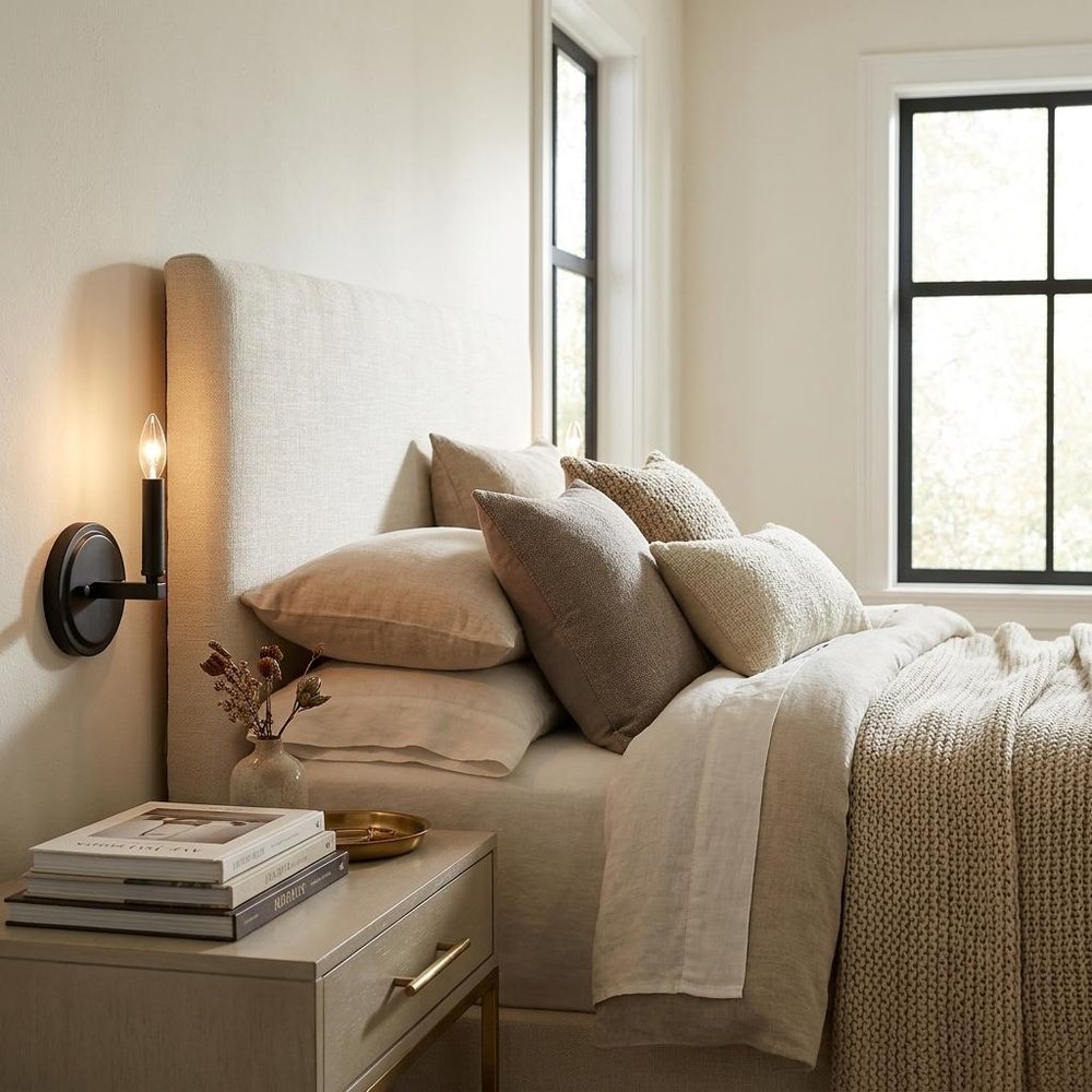 One Light Matte Black Wall Sconce HomeRoots