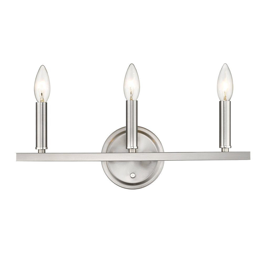 7" Silver Metal Vanity Flush Mounted Sconce HomeRoots