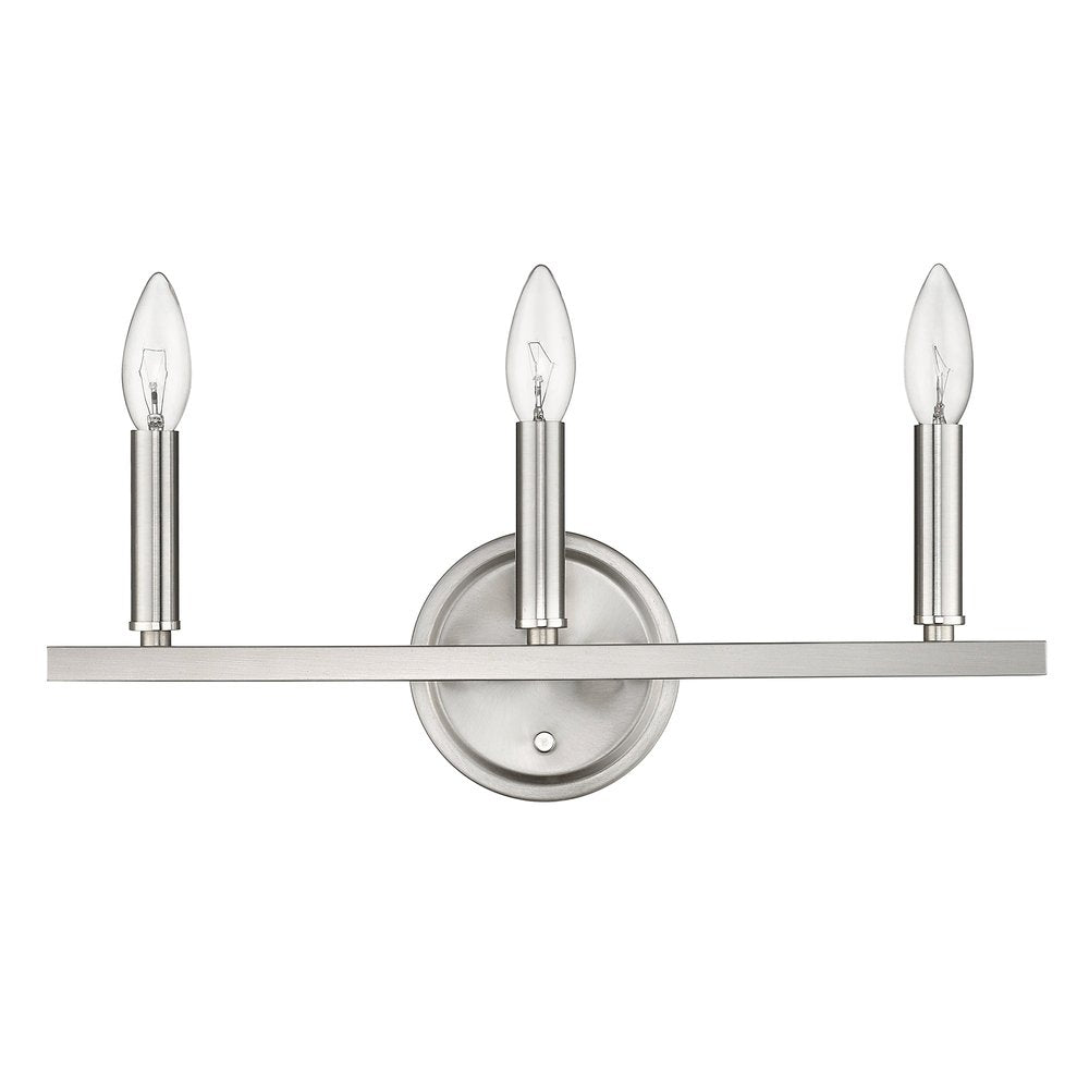 7" Silver Metal Vanity Flush Mounted Sconce HomeRoots