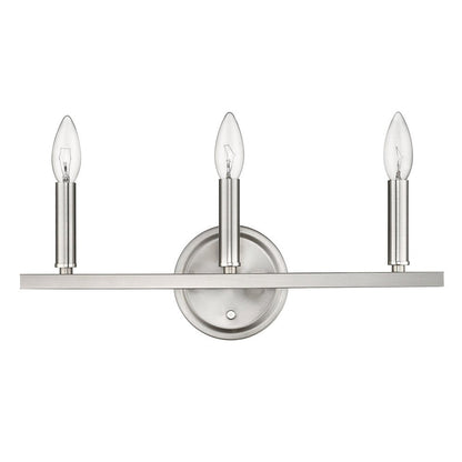 7" Silver Metal Vanity Flush Mounted Sconce HomeRoots