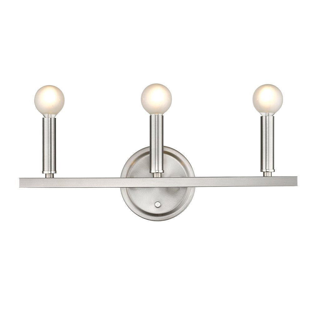 7" Silver Metal Vanity Flush Mounted Sconce HomeRoots
