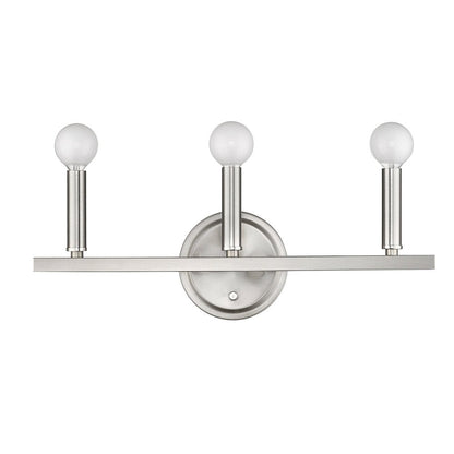 7" Silver Metal Vanity Flush Mounted Sconce HomeRoots