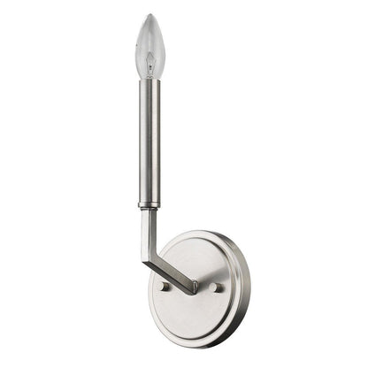 Minimalist Silver Wall Sconce HomeRoots