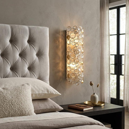 Vitozzi 3-Light Antique Silver Leaf Sconce HomeRoots