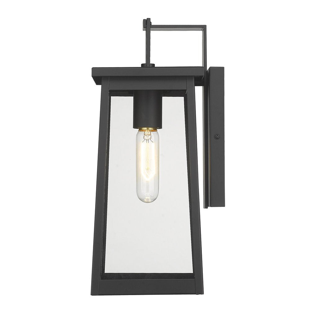 Black Contempo Elongated Outdoor Wall Light — view 5