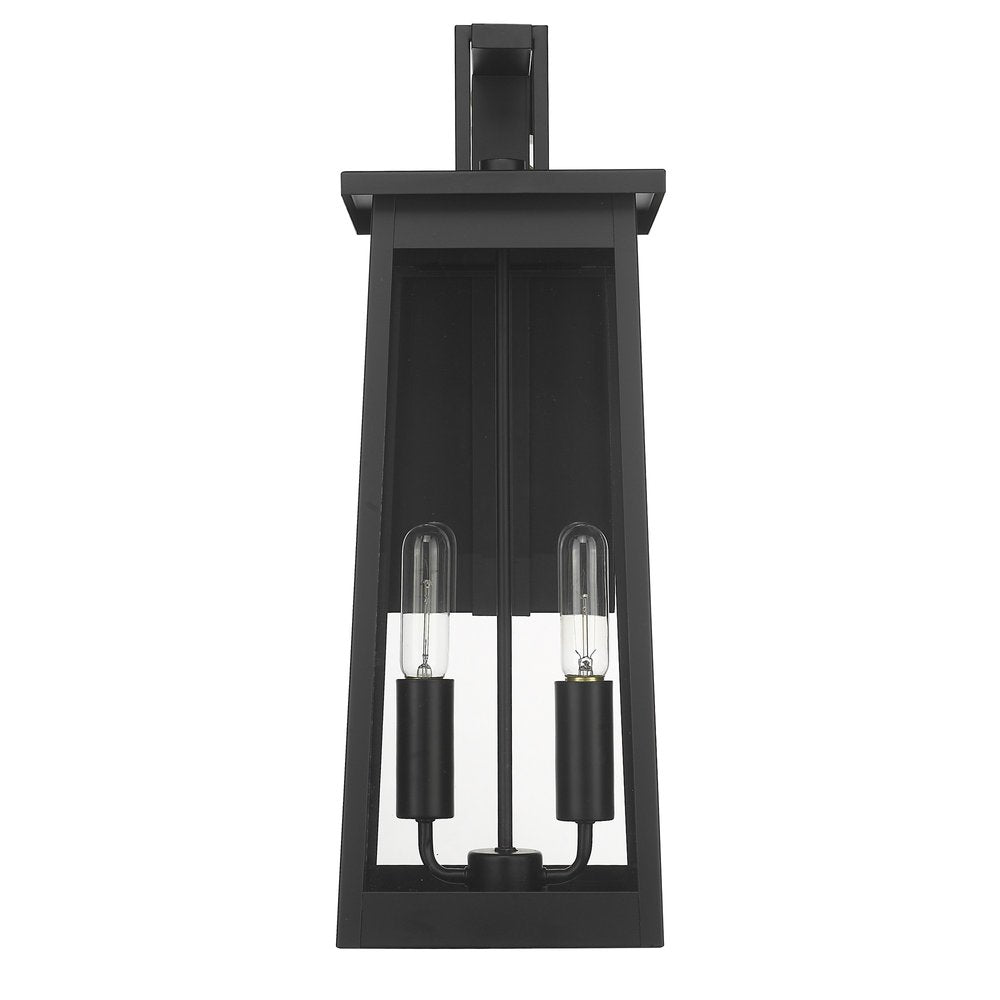Alden 2-Light Matte Black Wall Light — view 4