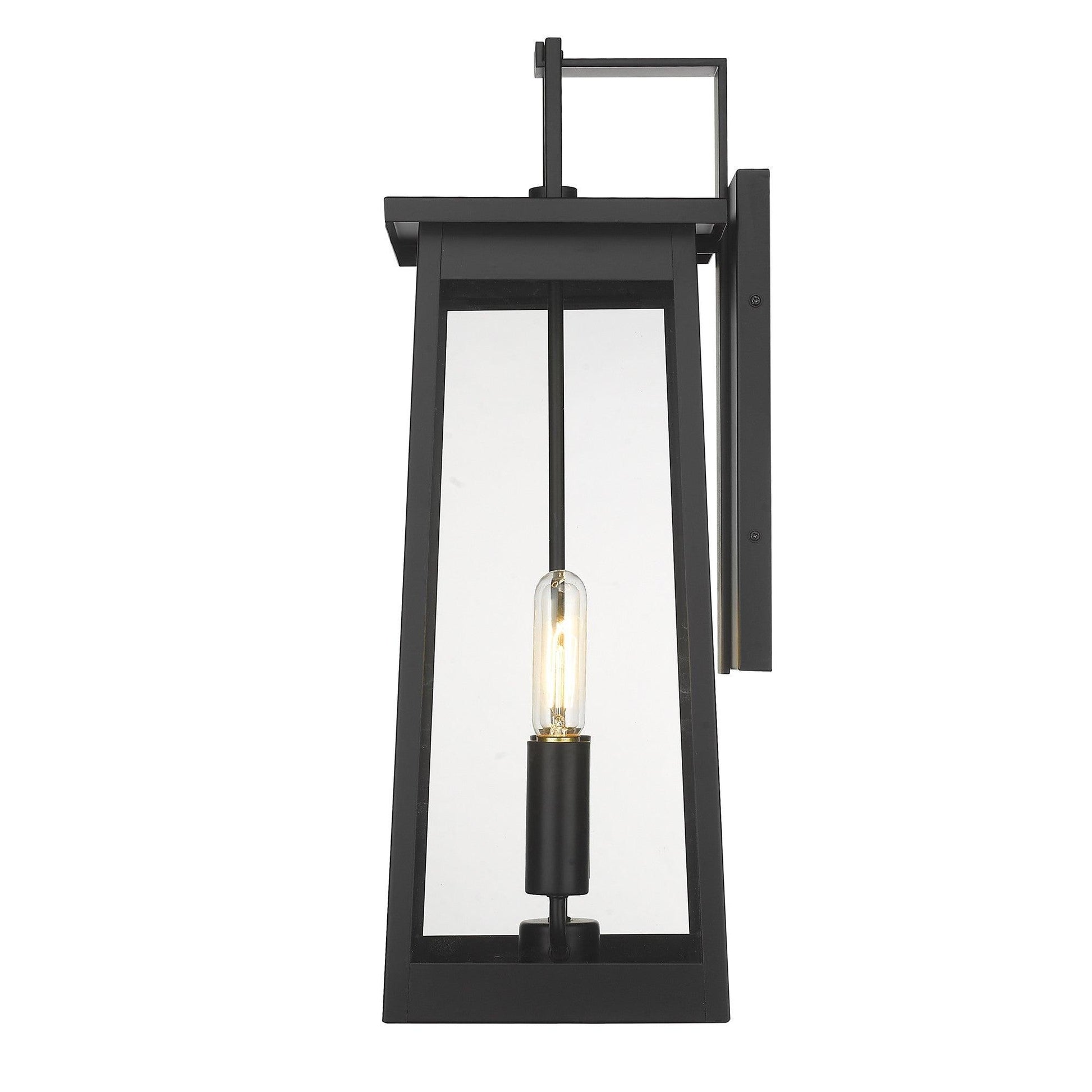 Alden 2-Light Matte Black Wall Light - FurniFindUSA